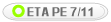 ETA PE 7/11